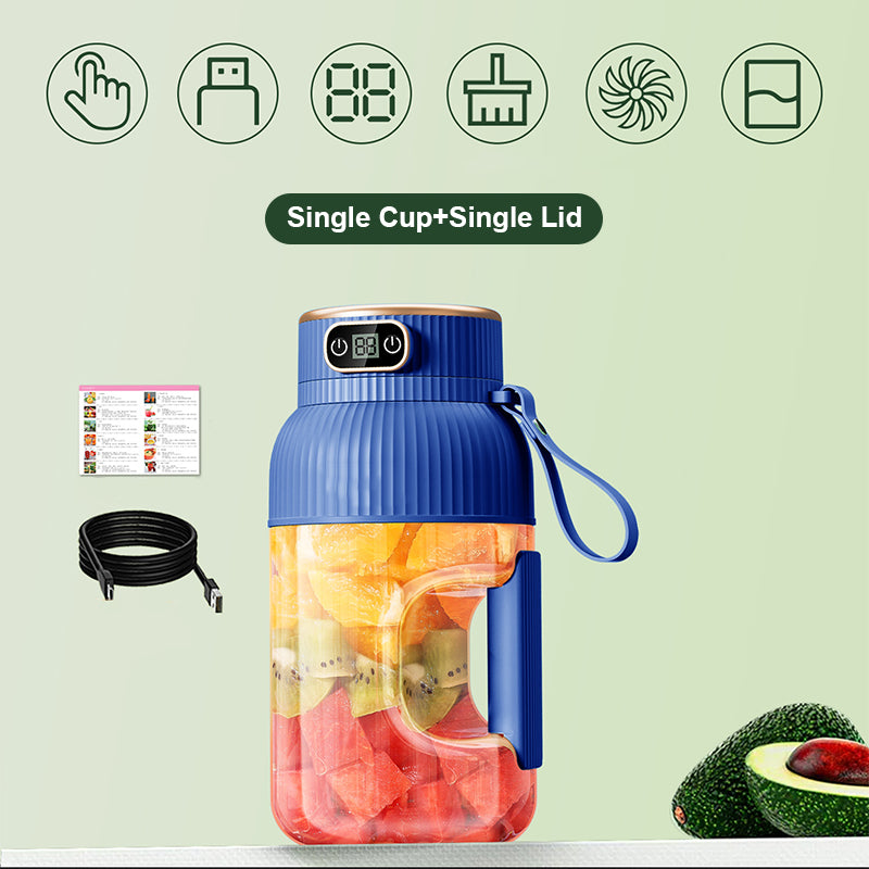 JuicerCup™ – Multifunktionaler tragbarer Saftbecher mit Digitalanzeige [50 % Rabatt]