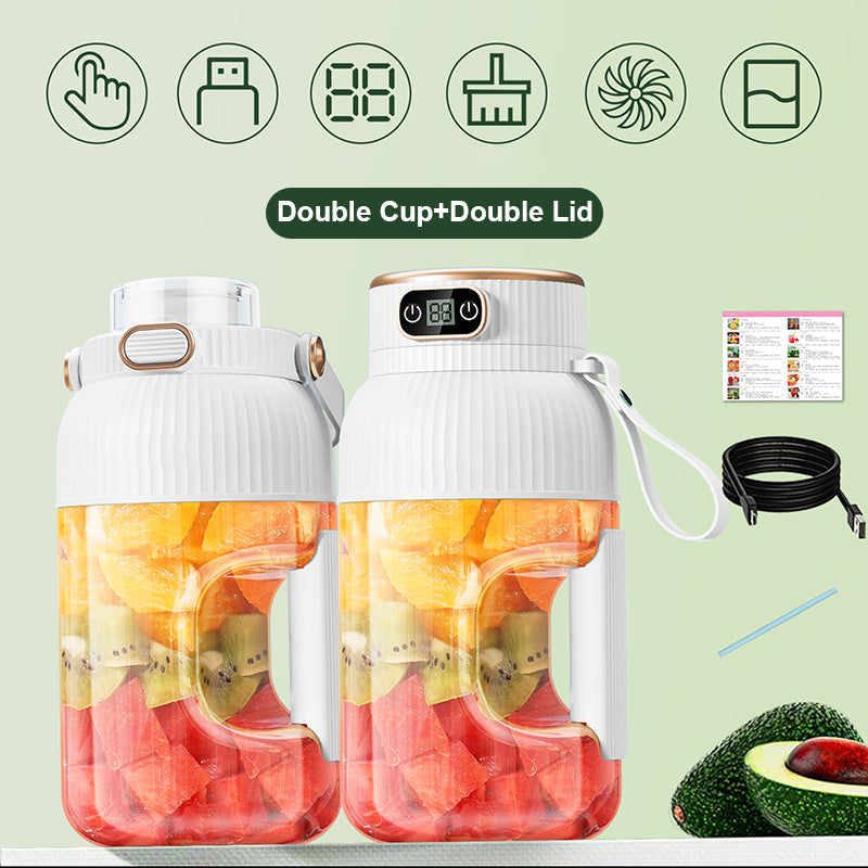 JuicerCup™ – Multifunktionaler tragbarer Saftbecher mit Digitalanzeige [50 % Rabatt]