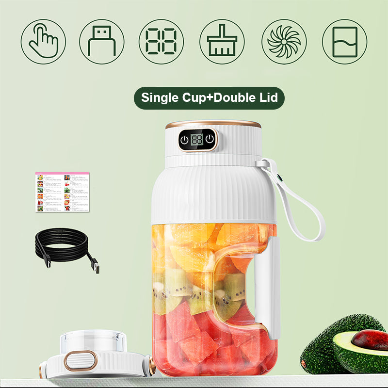 JuicerCup™ – Multifunktionaler tragbarer Saftbecher mit Digitalanzeige [50 % Rabatt]