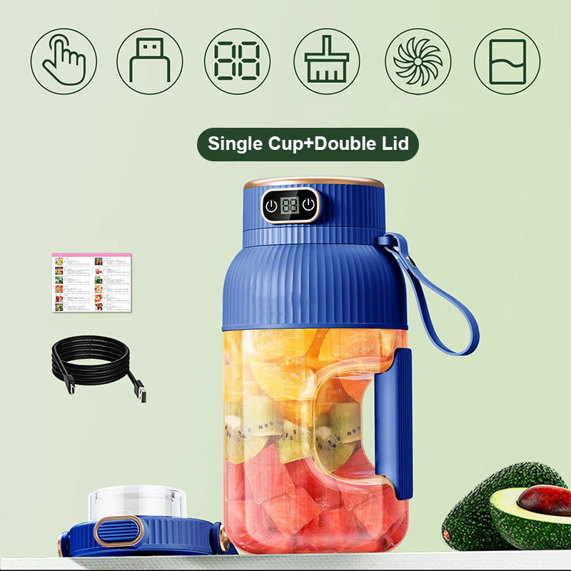 JuicerCup™ – Multifunktionaler tragbarer Saftbecher mit Digitalanzeige [50 % Rabatt]