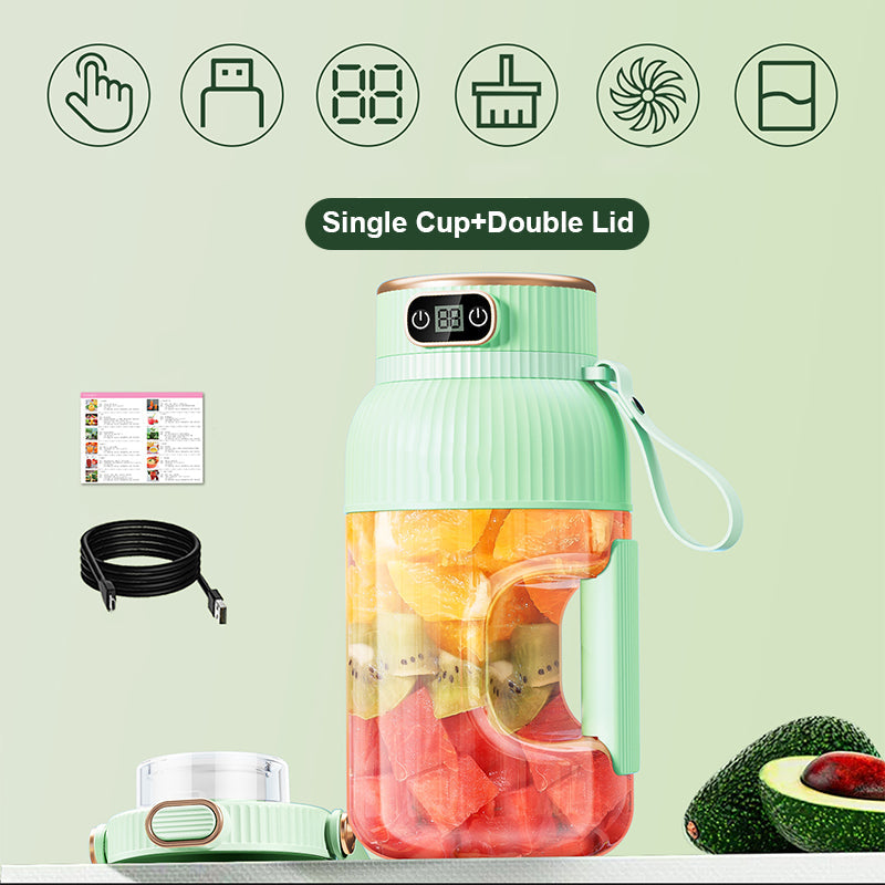 JuicerCup™ – Multifunktionaler tragbarer Saftbecher mit Digitalanzeige [50 % Rabatt]