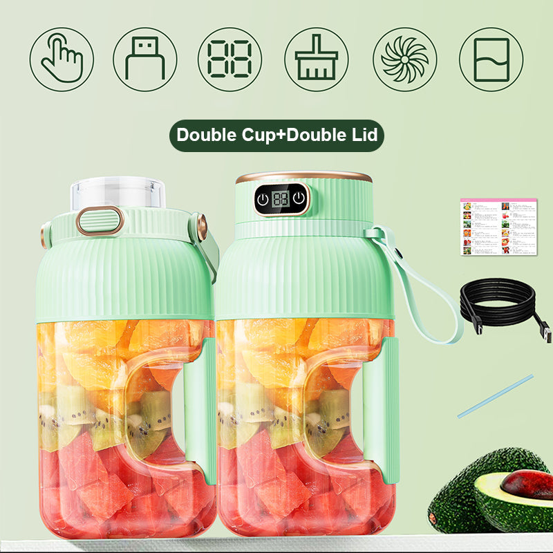 JuicerCup™ – Multifunktionaler tragbarer Saftbecher mit Digitalanzeige [50 % Rabatt]