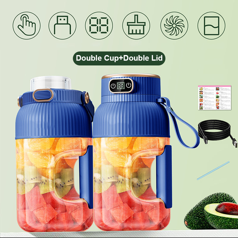 JuicerCup™ – Multifunktionaler tragbarer Saftbecher mit Digitalanzeige [50 % Rabatt]
