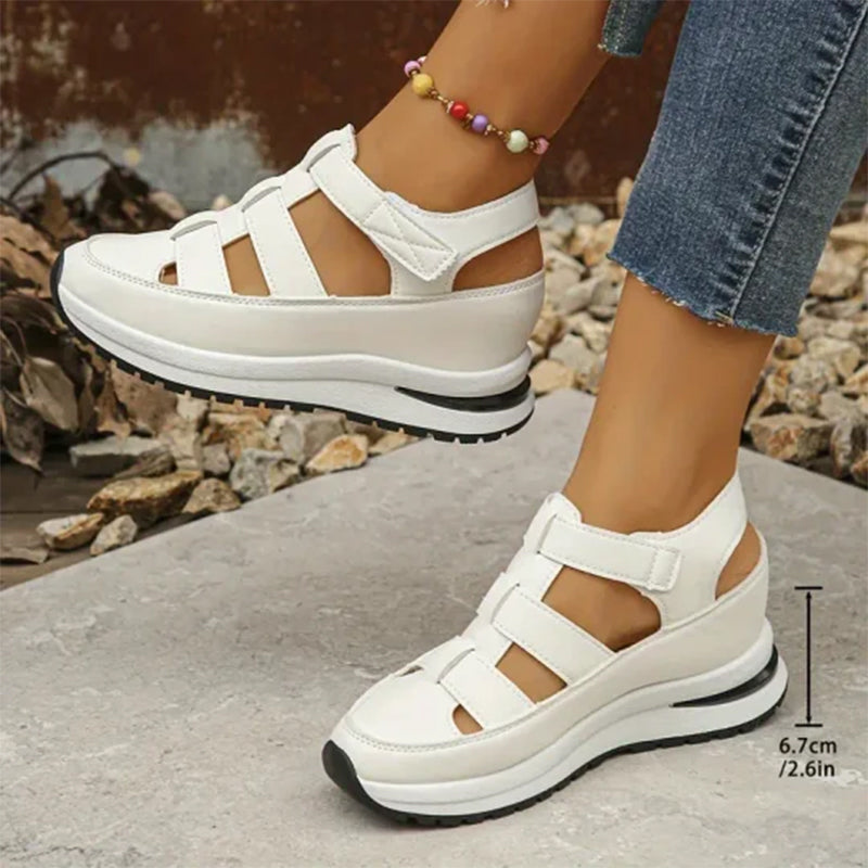 Jessica™ – Elegante geschlossene Zehen Sneaker-Sandalen für jeden Tag [50 % Rabatt]