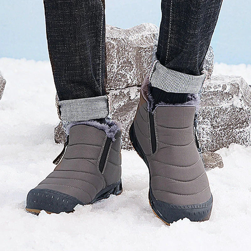 FrostFit™ – Wasserdichte, Pelzgefütterte Winter-Schneestiefel | 50% Rabatt