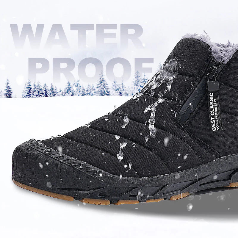 FrostFit™ – Wasserdichte, Pelzgefütterte Winter-Schneestiefel | 50% Rabatt