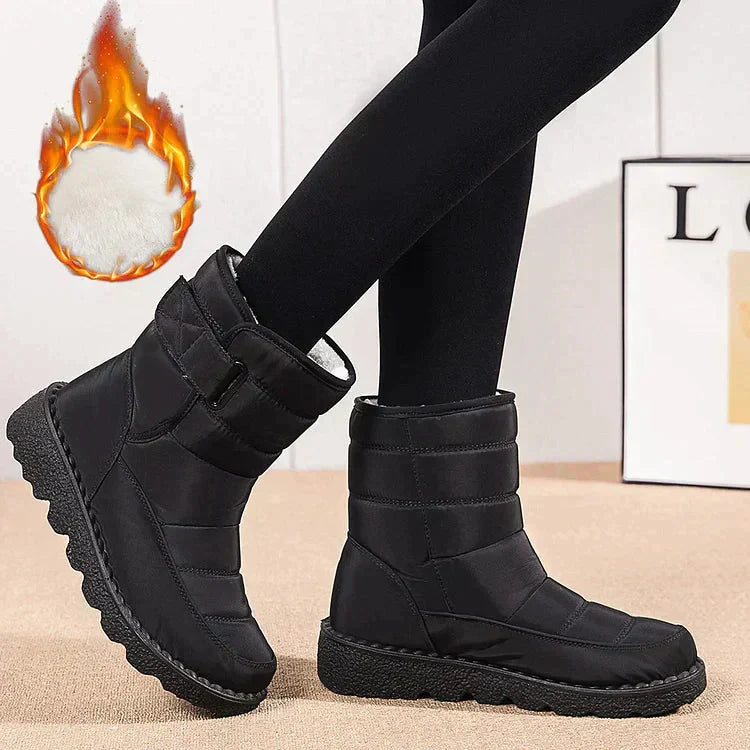 SnowStep™ – Wasserdichte, rutschfeste & warme Winterstiefel für Damen [50% Rabatt]