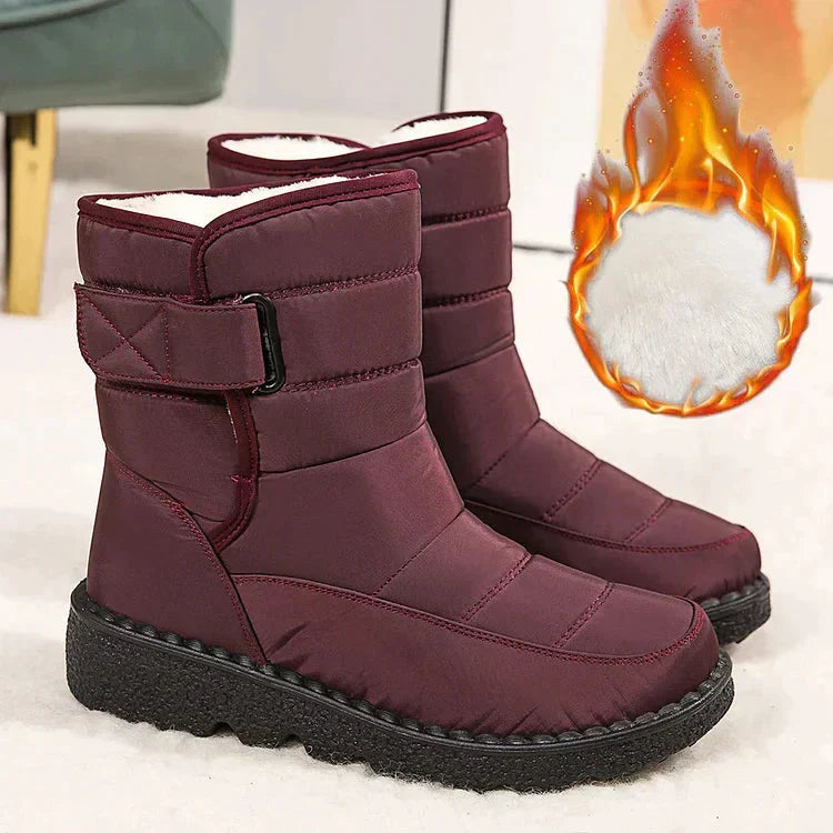 SnowStep™ – Wasserdichte, rutschfeste & warme Winterstiefel für Damen [50% Rabatt]