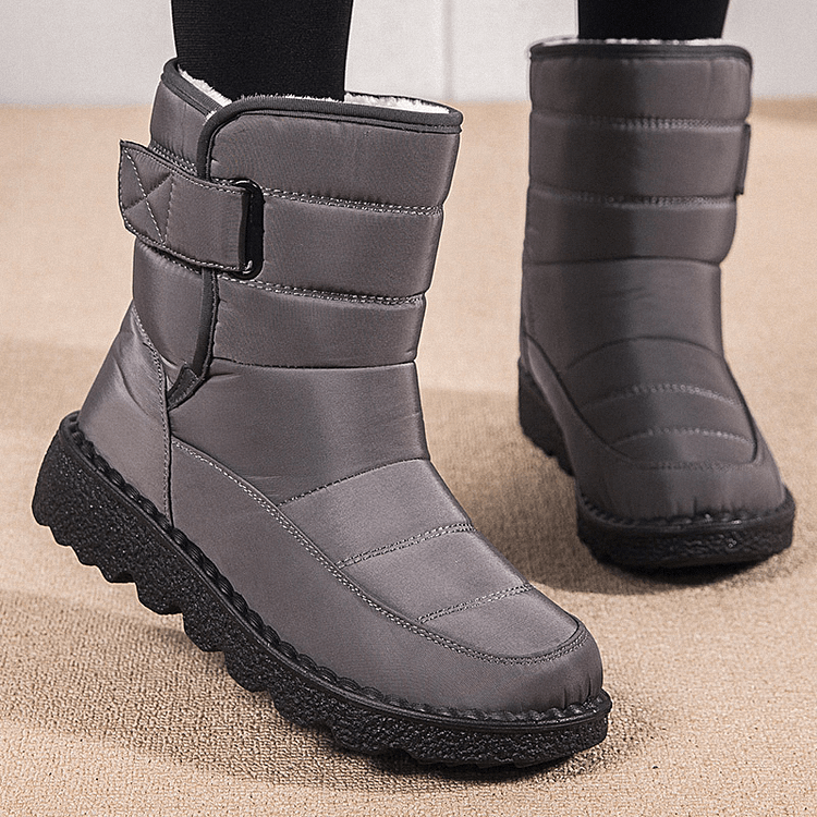 SnowStep™ – Wasserdichte, rutschfeste & warme Winterstiefel für Damen [50% Rabatt]