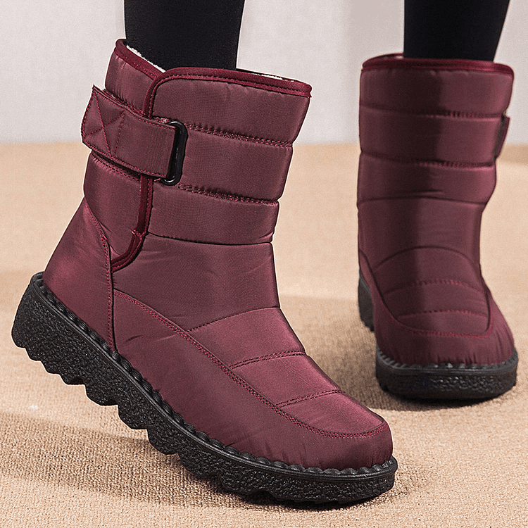 SnowStep™ – Wasserdichte, rutschfeste & warme Winterstiefel für Damen [50% Rabatt]