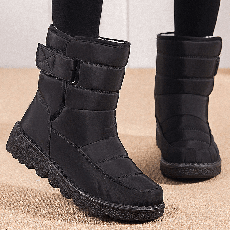 SnowStep™ – Wasserdichte, rutschfeste & warme Winterstiefel für Damen [50% Rabatt]