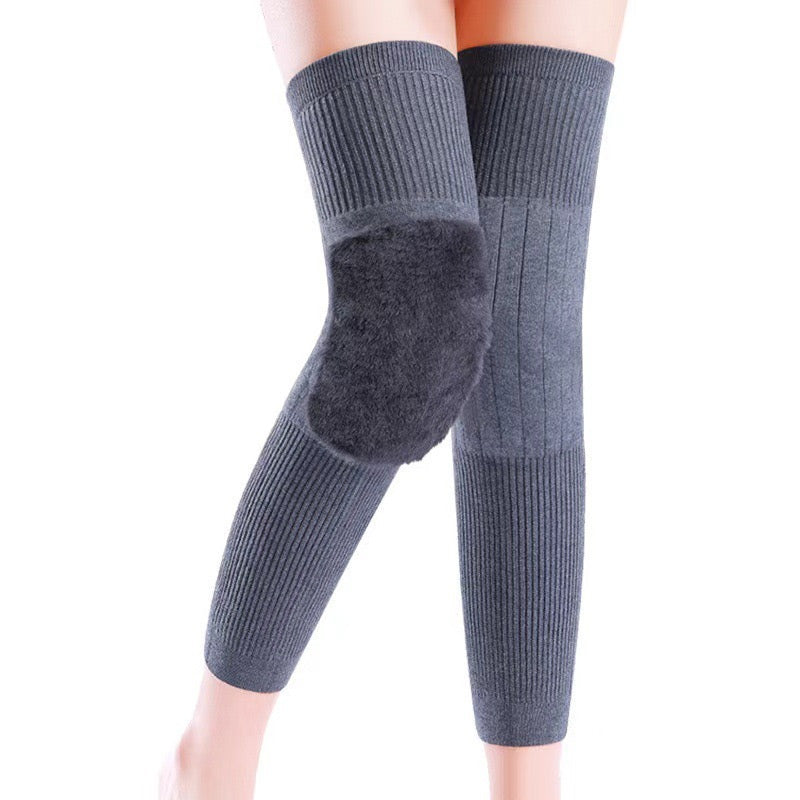 WinterKnee™ – Gepolsterte Plüsch-Knieschoner für warme & geschützte Knie [1 + 1 Gratis]