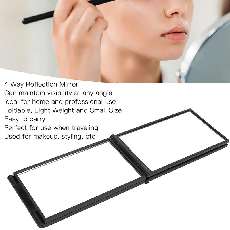 Reflecta™ – Tragbarer 4-Wege-Klappspiegel | 50% Rabatt