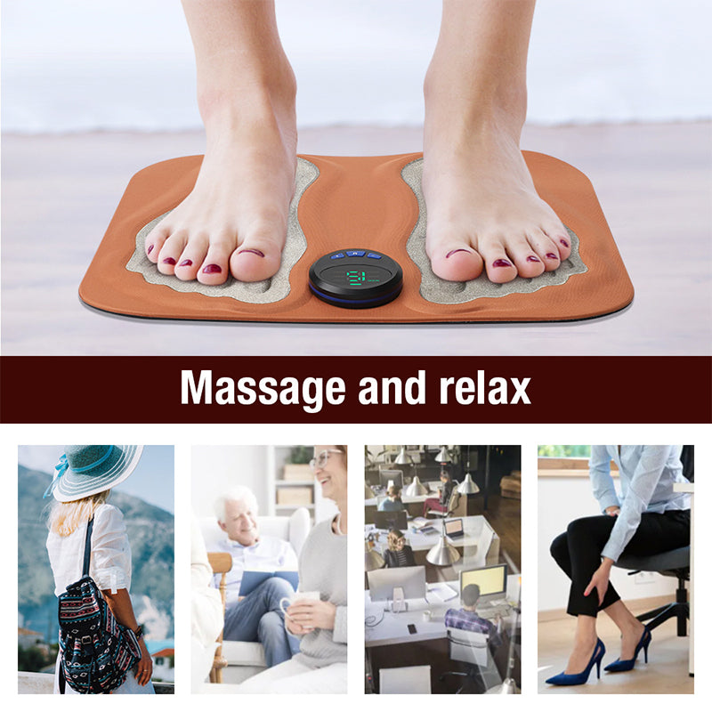 SootheStep™ – Elektrische EMS Fußmassage-Matte für wohltuende Entspannung [50 % Rabatt]