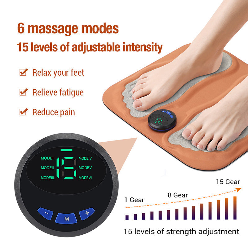 SootheStep™ – Elektrische EMS Fußmassage-Matte für wohltuende Entspannung [50 % Rabatt]