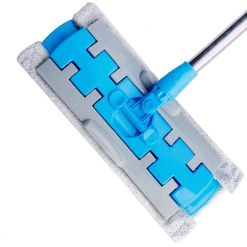 Mopmate™ – Flachmopp mit Edelstahlgriff und wiederverwendbaren, waschbaren Wischtüchern [50 % Rabatt]