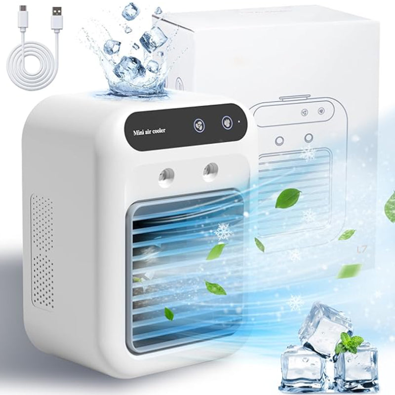 Coolify™ - Mini Tragbarer Luftkühler Luftbefeuchter [50% Rabatt]