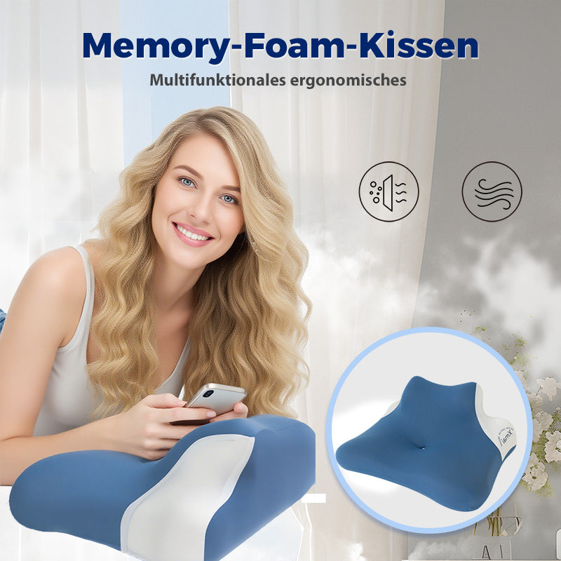 SleepEase™ – Ergonomisches Memory-Foam-Kissen für optimalen Schlafkomfort [50% Rabatt]