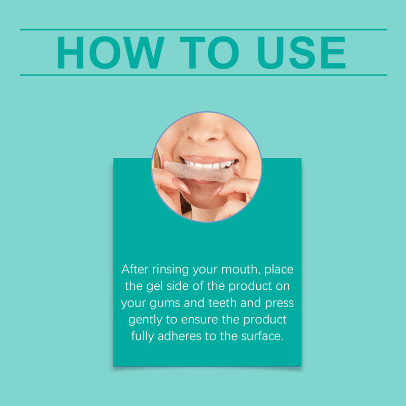 SmileBright Whitening Strips – Zahnschmelzschonende Teeth Whitening Streifen für Weiße Zähne