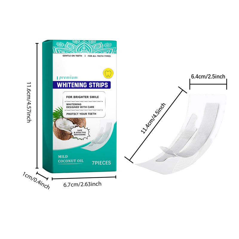 SmileBright Whitening Strips – Zahnschmelzschonende Teeth Whitening Streifen für Weiße Zähne