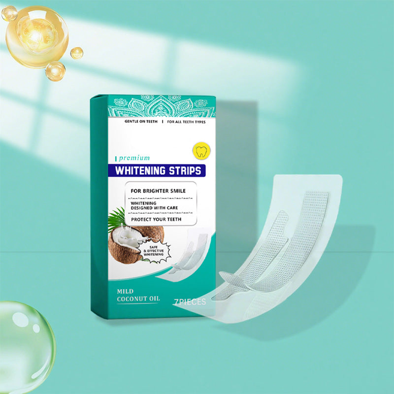 SmileBright Whitening Strips – Zahnschmelzschonende Teeth Whitening Streifen für Weiße Zähne