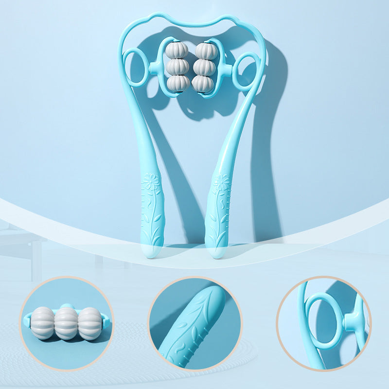 RelaxPro Nackenmassagegerät – Manuelle Massage für Nacken, Rücken & Schultern mit TPR-Massagebällen