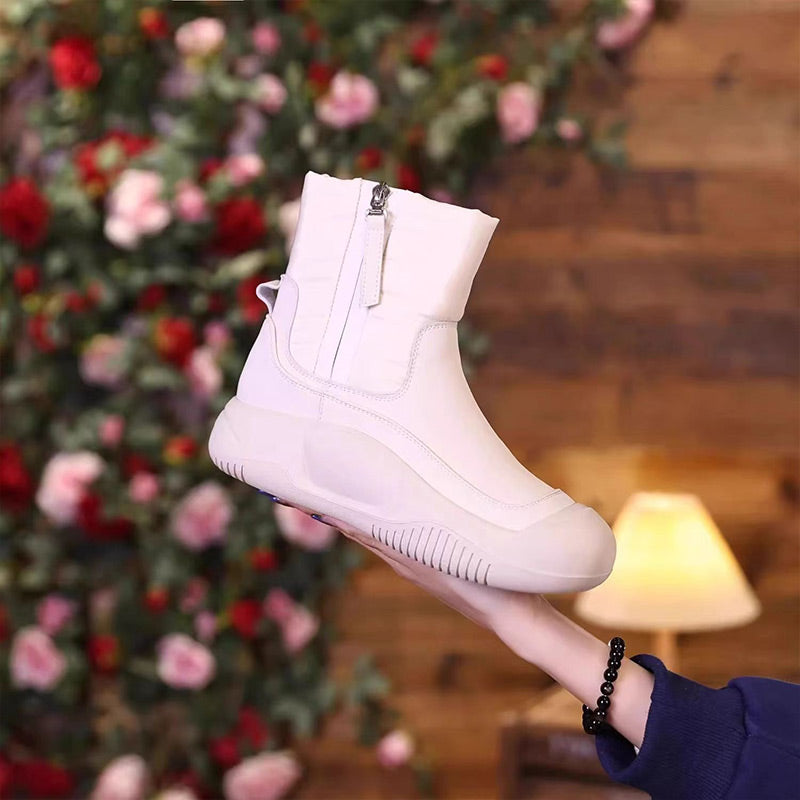 SnowCharm Damen Schneestiefel – Wasserdichte Winterstiefel mit Warmfutter & rutschfester Sohle