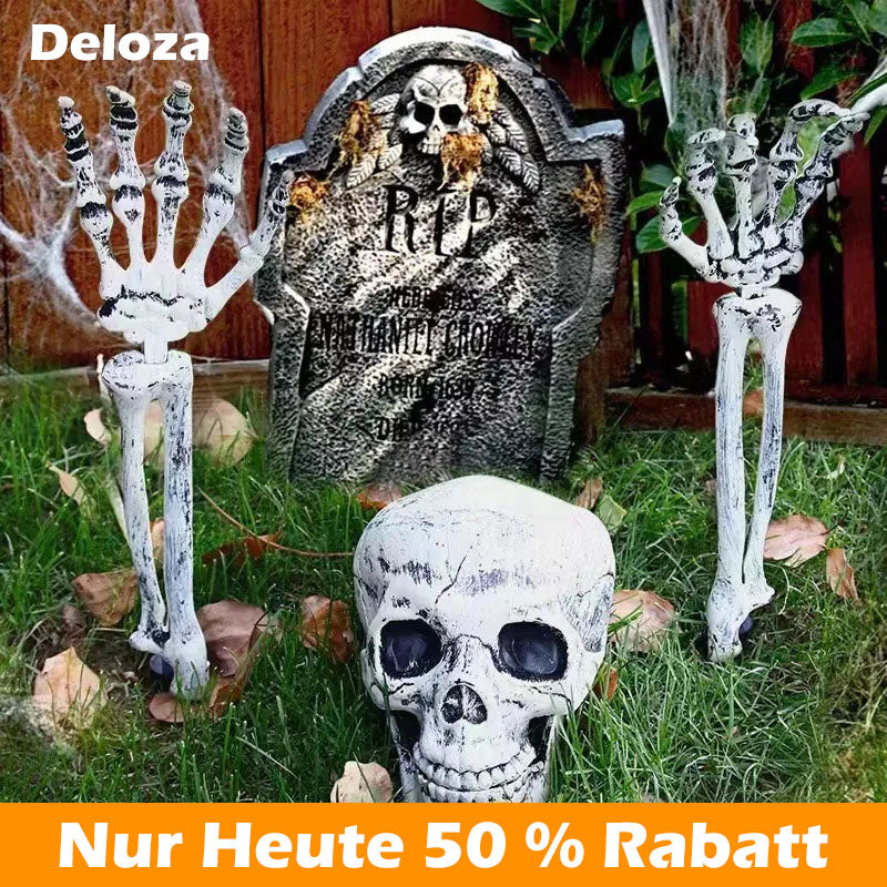 Graveyard™ Totenkopf-Gartendekoration | NUR HEUTE 50% RABATT