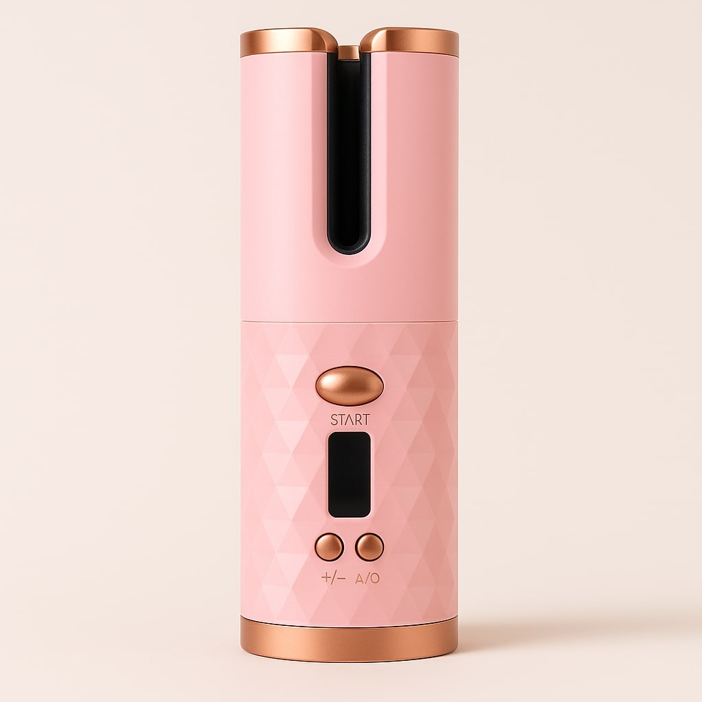 StyliWave Automatischer Lockenstab – Kabelloser Keramik-Lockenstab für schnelles, sicheres und flexibles Styling