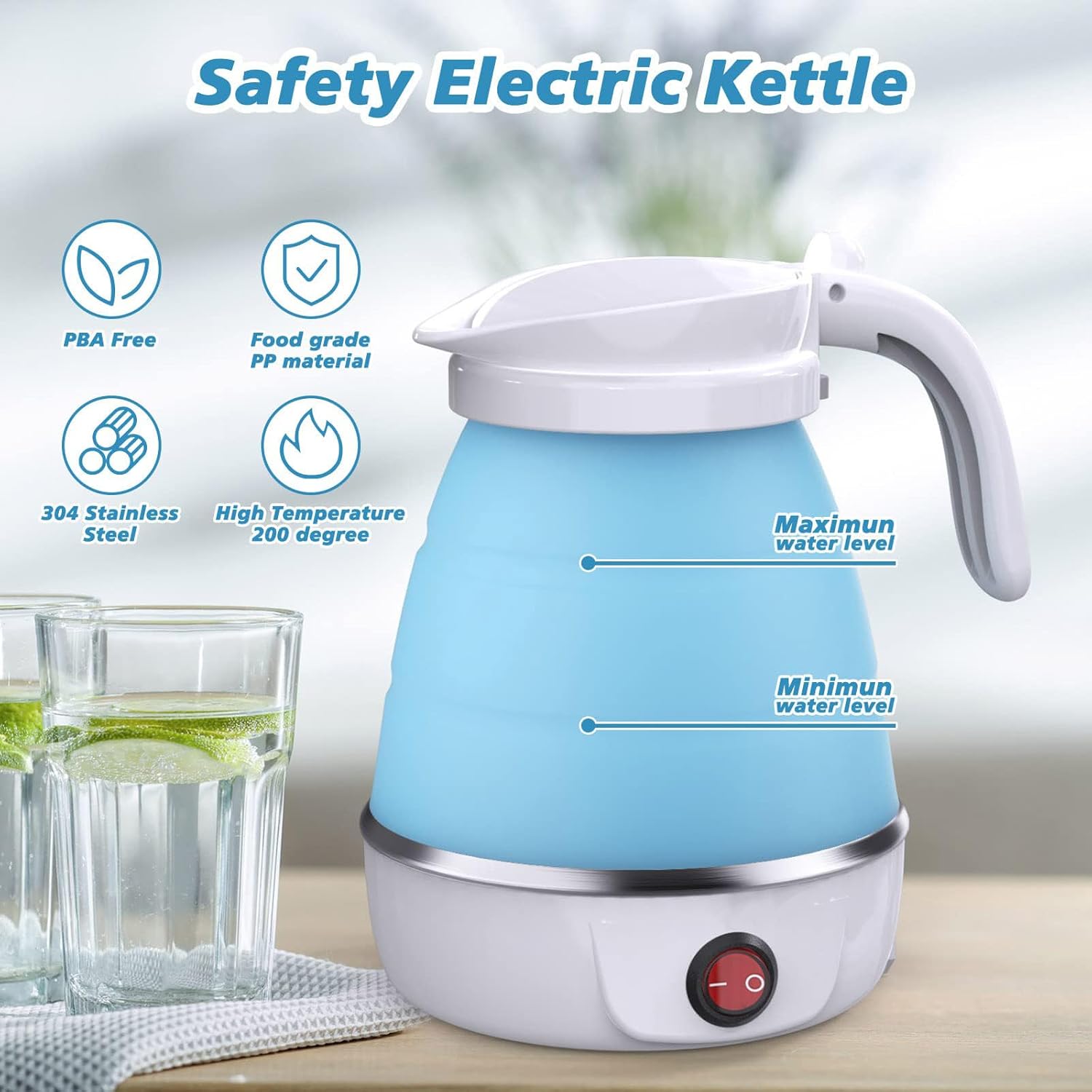 50% Rabatt | PopBottle™ – Faltbarer Wasserkocher für unterwegs [Letzter Tag Rabatt]