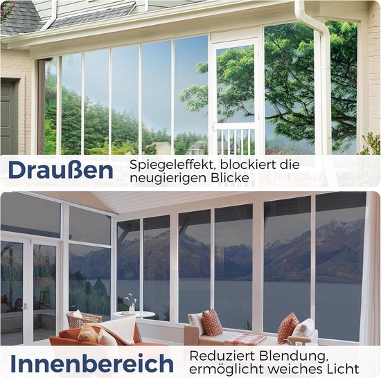 SunProtect™ – Einweg-Spiegelfolie zum Schutz vor UV-Strahlen | 1 + 1 Gratis
