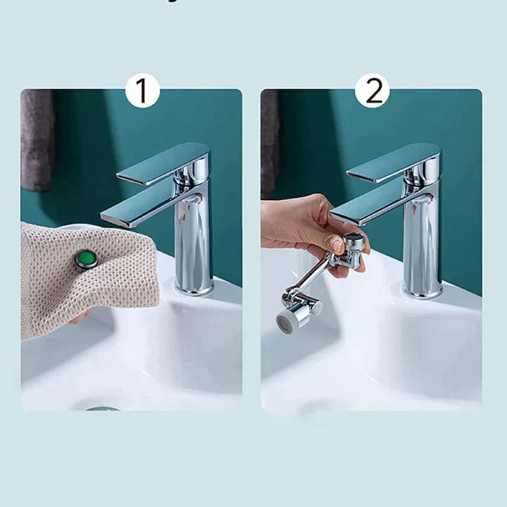 Wasserhahn Aufsatz, Spülenverlängerung, Waschbecken, Flexibel, Wassermodi, Küche