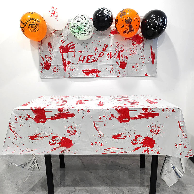 ScraryTable™ Horror Party Tischdecke | 1 + 1 Gratis