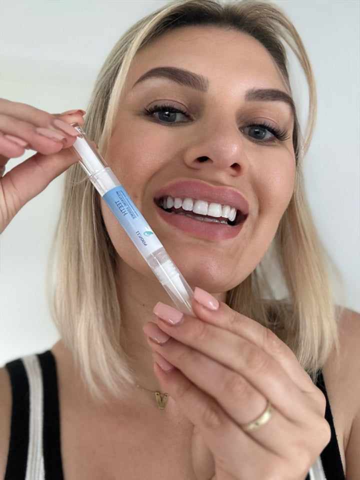 LächelBlitz Zahnaufhellung – Sanfte Teeth Whitening Essenz für Weiße & Gesunde Zähne