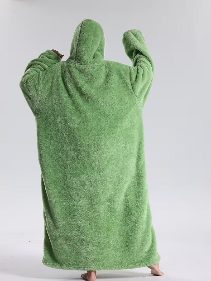WärmeHood Hoodie Decke – Kuschelige, warme Oversize-Decke mit Kapuze, unisex und maschinenwaschbar