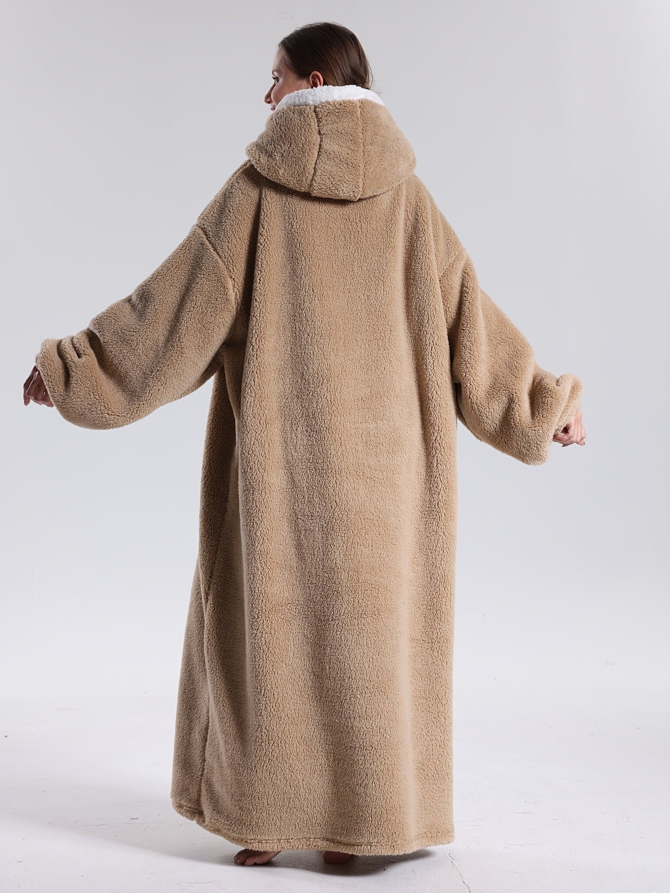 WärmeHood Hoodie Decke – Kuschelige, warme Oversize-Decke mit Kapuze, unisex und maschinenwaschbar