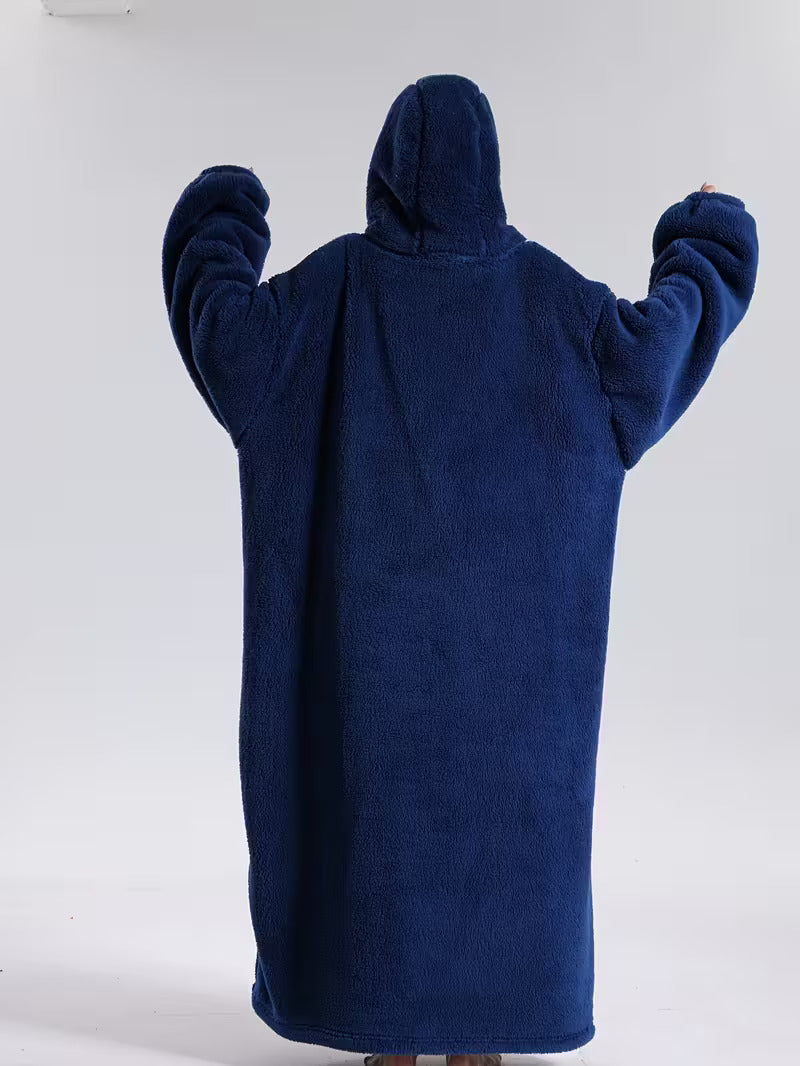 WärmeHood Hoodie Decke – Kuschelige, warme Oversize-Decke mit Kapuze, unisex und maschinenwaschbar