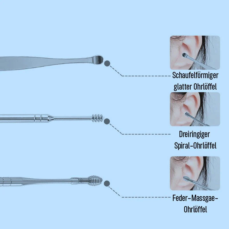 EarClean™ Sichere und einfache Entfernung von Ohrenschmalz