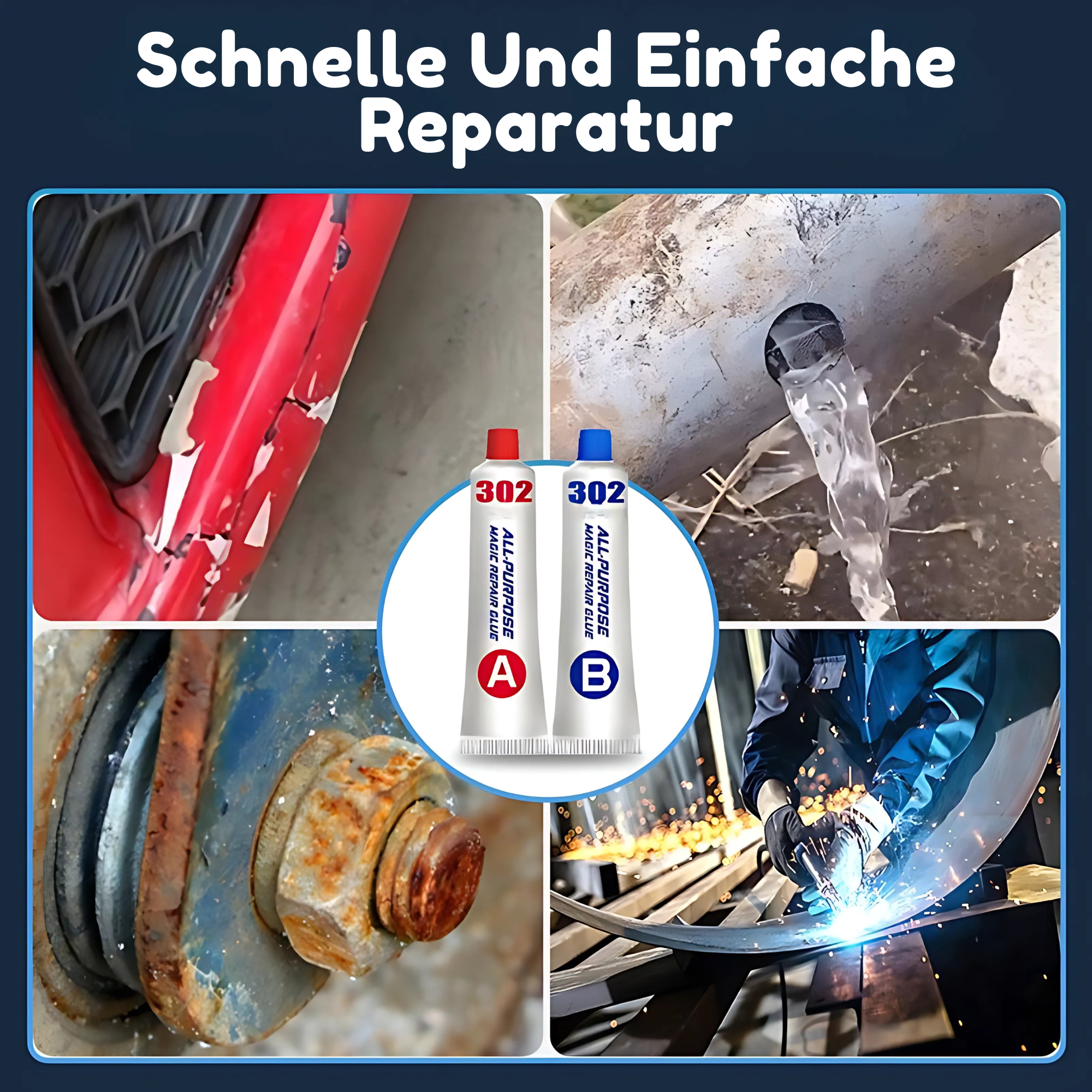 Weldix™ -  Allzweck-Reparaturklebstoff [1 + 1 Gratis]