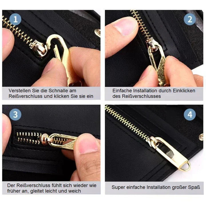 EasyZip™ – Universeller Metall-Reißverschluss für Nahtlose Reparatur | 5 + 5 Gratis