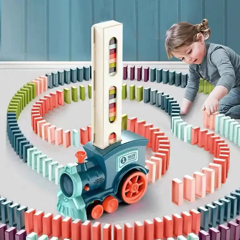 KidsPlay™ Zug-Domino Set - Spielen und lernen | 50% Rabatt