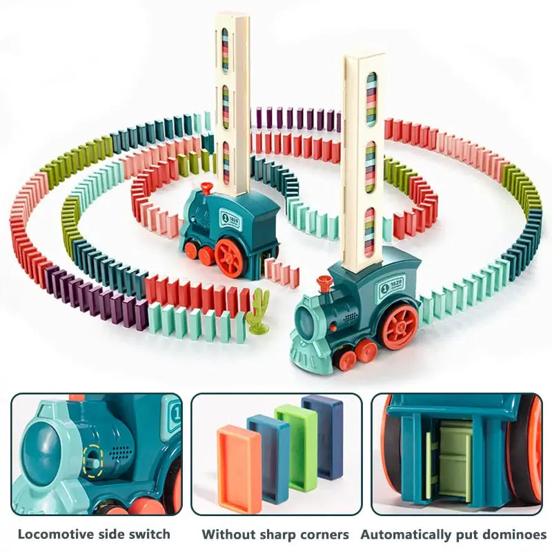 KidsPlay™ Zug-Domino Set - Spielen und lernen | 50% Rabatt